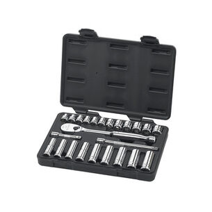 SOCKET SETS | GearWrench 24-Piece 3/8 in. Drive Metric Standard/Deep Socket and Wrench Set