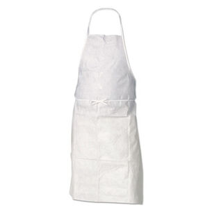 COOKING APRONS | KleenGuard 28 in. x 40 in. A20 Apron - One Size Fits All, White