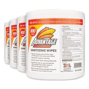 PRODUCTS | 2XL 1-Ply 6 x 8 Gym Wipes Advantage - Unscented/White (4/Carton)