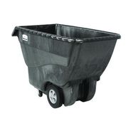 TRASH CANS | Rubbermaid Commercial 151 Gallon 1000 lbs. Capacity Plastic Structural Foam Tilt Truck - Black