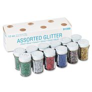 ARTS AND CRAFTS | Pacon 0.04 Hexagon Crystals 0.75 oz. Shaker-Top Jar Spectra Glitter - Assorted