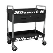TOOL CARTS | Homak 1-Drawer 30 in. Service Cart - Black