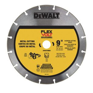 CIRCULAR SAW BLADES | Dewalt 9 in. FLEXVOLT Metal Cutting Diamond Wheel