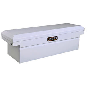 PRODUCTS | JOBOX Steel Single Lid Compact Crossover Truck Box (White)