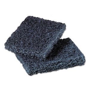 SPONGES AND SCRUBBERS | Scotch-Brite PROFESSIONAL 3.5 in. x 5 in. Extra Heavy-Duty Pot 'n Pan Handler - Dark Blue (40/Carton)