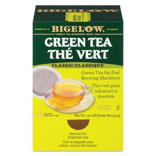 PRODUCTS | Bigelow RCB07906 1.90 oz. Green Tea Pods (18/Box)