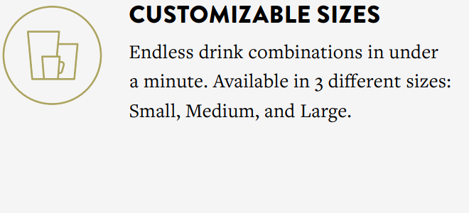 CUSTOMIZABLE SIZES CUSTOMIZABLE SIZES