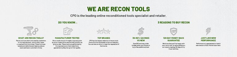 Why buy reconditioned tools