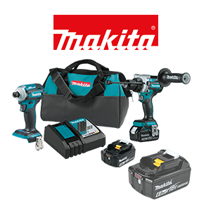 FREE Makita 18V LXT 6 Ah Battery when you order a Makita XT288T Combo Kit!