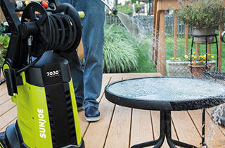 pdp share icon Share  Sun Joe SPX3001 Pressure Joe 2,030 PSI 1.76 GPM Electric Pressure Washer with Hose Reel