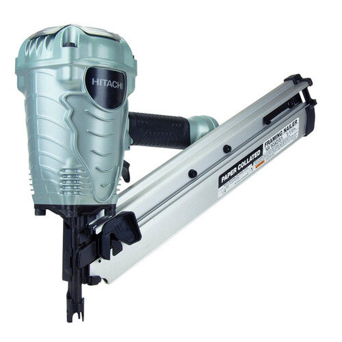 Hitachi 35Degree Paper Collated 31/2 in. Strip Framing Nailer NR90AD