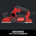 Handheld Electric Planers | Factory Reconditioned Craftsman CMEW300R 6 Amp Corded Handheld Planer image number 5