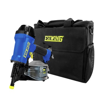 AIR SHEATHING AND SIDING NAILERS | Estwing ECN65 15 Degree 2-1/2 in. Pneumatic Coil Siding Nailer with Bag