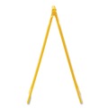  | Boardwalk 3485217 10 in. x 2 in. x 26 in. 2-Sided Site Safety Wet Floor Sign - Yellow image number 3
