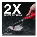 Cleaning & Janitorial Supplies | Rubbermaid 1839685 Multi-Purpose Cordless Battery Power Scrubber Red/White Nylon Bristles 12.68-in Brush 7-in Red/Black Handle image number 3