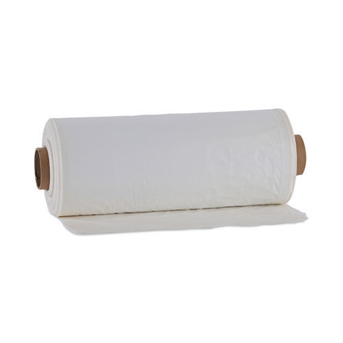 Trash & Waste Bins | Boardwalk K7663XCKX01 38 in. x 63 in. 60 Gallon 1.8 mil Industrial Drum Liners Rolls - Clear (75/Carton) image number 0