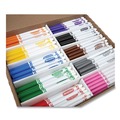Washable Markers | Crayola 588210 Fine Bullet Tip Fine Line Classpack Non-Washable Marker Assorted Colors (200/Box) image number 2