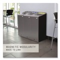 Trash & Waste Bins | Rubbermaid Commercial 1961623 23 Gallon Paper Configure Indoor Recycling Waste Receptacle - Gray image number 4