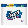  | Scott 20032 1000 1 Ply Septic Safe Bathroom Tissue - White (20/Pack) image number 4