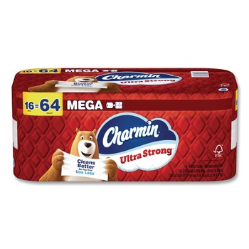 Charmin 2-Ply Septic Safe Ultra Strong Bathroom Tissue - White (220 Sheets/Roll, 16 Rolls/Pack)