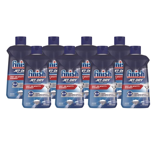 Bulk Savings Pricing 2 | FINISH 51700-75713 8.45 oz. Bottle Jet-Dry Rinse Agent (8/Carton) image number 0