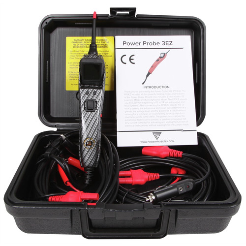 Circuit Testers | Power Probe PP3EZCARBAS Power Probe 3EZ with Case and ACC - Carbon Fiber image number 0