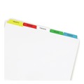 Office Jansan | Avery 11423 Index Maker 11 in. x 8.5 in. 5-Tab Traditional Color Print and Apply Clear Label Dividers - Assorted (25/Box) image number 2