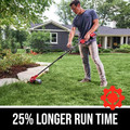 Outdoor Power Combo Kits | Skil CB7542B-10 20V PWRCORE20 Brushless Lithium-Ion 13 in. Cordless String Trimmer and 400 CFM Leaf Blower Combo Kit (4 Ah) image number 2