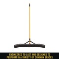 Brooms | Rubbermaid Commercial 2018728 36 in. Polypropylene Bristles Maximizer Push-to-Center Broom - Yellow/Black image number 5