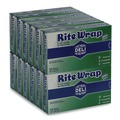 Food Wraps | Dixie RW106 10 in. x 10.75 in. Rite-Wrap Dry Wax Lightweight Deli Paper (12 Packs/Carton) image number 1