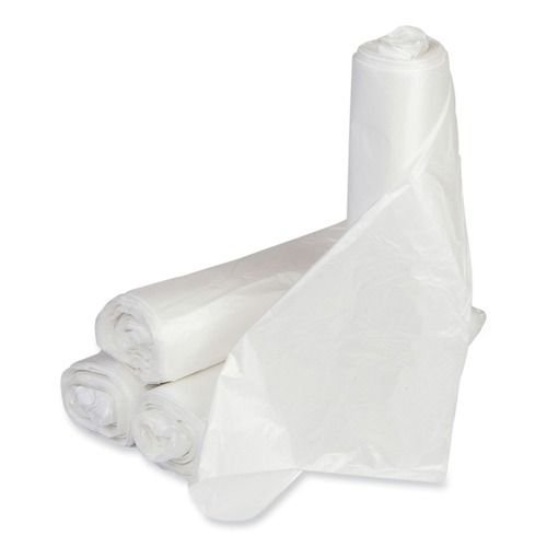Trash Bags | Inteplast Group WSL2432XHW Low-Density 16 Gallon 24 in. x 32 in. Commercial Can Liners - White (500/Carton) image number 0