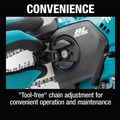 Winter Sales Event! Save up to 55%! | Makita XCU14SR1 18V LXT Brushless Lithium‑Ion Cordless 6 in. Pruning Saw Kit (2 Ah) image number 8