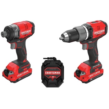 Factory Reconditioned Craftsman V20 BRUSHLESS RP Lithium-Ion 1/2 in. Cordless Drill Driver and 1/4 in. Impact Driver Combo Kit (1.5 Ah)