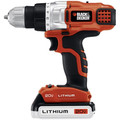Drill Drivers | Black & Decker LDX220SBFC 20V MAX Cordless Lithium-Ion 3/8 in. 2-Speed Drill Driver Kit with Fast Charger image number 3