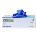 Disposable Gloves | Boardwalk 380MCTA 380 Series 4 mil Thick 9.5 in. Long Powder-Free Disposable General-Purpose Nitrile Gloves - Medium, Blue (100/Box, 10 Boxes/Carton) image number 2