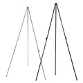 Office Jansan | MasterVision FLX04201MV 61-1/2 in. Steel Lighweight - Black image number 2