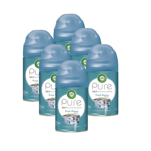 Percentage Off | Air Wick 62338-79553 5.89 oz. Aerosol Freshmatic Ultra Automatic Spray Refill - Fresh Waters (6/Carton) image number 0