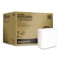 Paper Towels and Napkins | Boardwalk BWK6000INTW 6.3 in. x 8.5 in. 1-Ply Interfold Napkins - White (12/Carton) image number 0