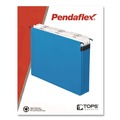 Office Jansan | Pendaflex 59225 SureHook 5.25 in. Capacity 1/5-Cut Tabs 9 Sections Hanging Letter Folder - Blue image number 2