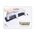 Office Jansan | PaperPro 2220 9/32 in. Holes 20-Sheet EZ Squeeze 3-Hole Punch - Black/Silver image number 2
