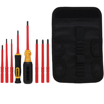 HAND TOOLS | Dewalt DWHT66417 8 Piece Vinyl Grip Insulated Screwdriver Set