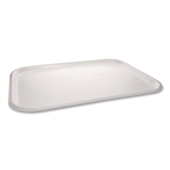 Pactiv Corp. BTK101360000 18 in. x 14 in. Laminated Foam Serving Tray - White (100/Carton)