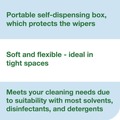 Cleaning Cloths | Tork 192483 15 in. x 15 in. 1-Ply Low-Lint Cleaning Cloth - Blue (4 Boxes/Carton) image number 5