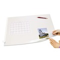 Office Jansan | Artistic SS1721 21 in. x 17 in. Second Sight Plastic Desk Protector with Hinged Protector - Clear image number 1