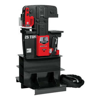 Edwards HAT2520 230V 3 Phase Dual Station 25 Ton Corded Hydraulic Tool with Portable Power Unit