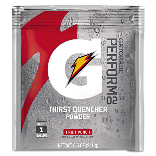 Beverages & Drink Mixes | Gatorade QUA03808 G Series 8.5 oz. Powder Drink Mix Pouches - Fruit Punch (Carton of 40 Each) image number 0