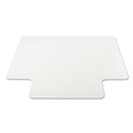 Office Chair Mats | Deflecto CM11112 EconoMat 36 in. x 48 in. Occasional Use Lipped Chair Mat for Low Pile Carpet - Clear image number 3
