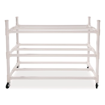 Champion Sports 30CART 19 in. x 55 in. x 45 in. 176 lb Capacity 30 Basketball Heavy-Duty Cart - White