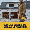 Heated Jackets | Dewalt DCHJ091D1-XL 20V Lithium-Ion Cordless Men's Heavy Duty Ripstop Heated Jacket (2 Ah) - X-Large, Dune image number 6