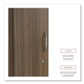 Office & Office Supplies | Alera VA621224WA 11.88 in. x 22.78 in. x 65 in. Valencia Series Wardrobe - Modern Walnut image number 3
